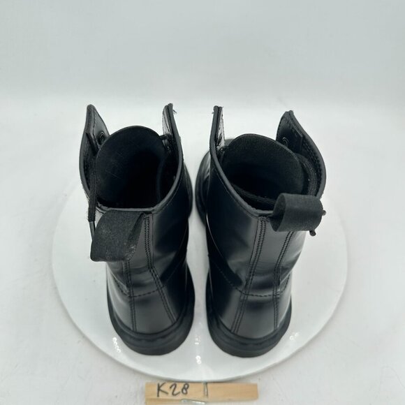 Dr. Martens 1460 Mono Men Size 6 Women 7 Black Leather 8 Hole Lace Up Combat Boo main image 10